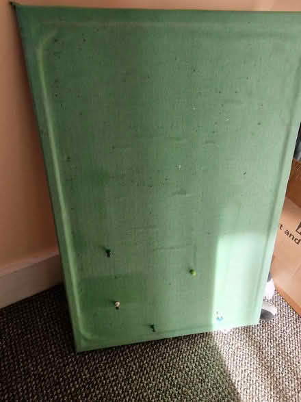 Photo of free Green fabric covered noticeboard (Linden GL1) #1