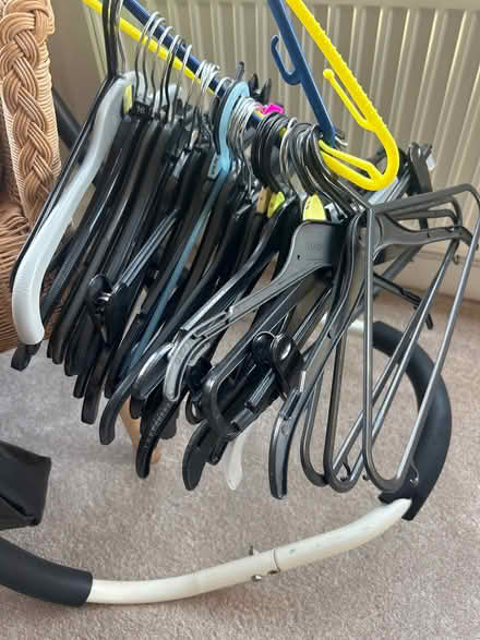 Photo of free Approx 40 plastic clothes hangers (Southport PR8) #1
