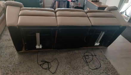 Photo of free Leather 3 Seater Sofa (Clewer Green, Windsor, SL4) #4