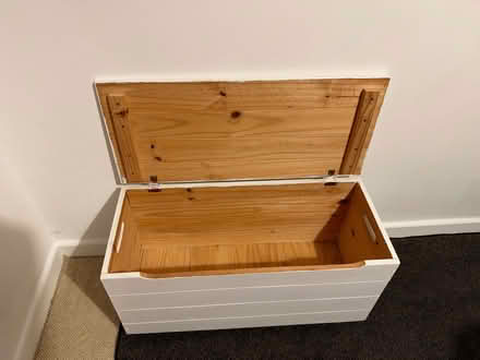 Photo of free Pine storage box in castors (Burridge SO31) #2