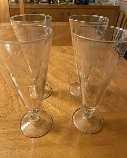 Photo of free Four beer glasses (Chevy Chase DC) #1