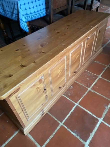 Photo of free Large pine chest (Sloley NR12) #1
