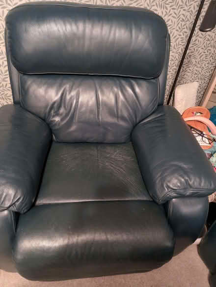 Photo of free Green chair, green sofa, purple chair. (Broughton DN20) #3