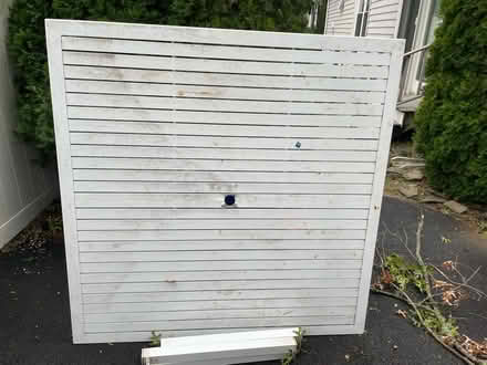 Photo of free Aluminum Outdoor table with chairs (Rumson NJ) #1