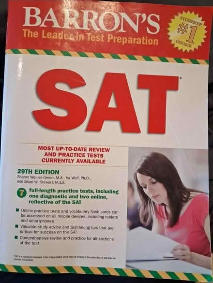 Photo of free Barron's SAT prep book (South Philadelphia) #1