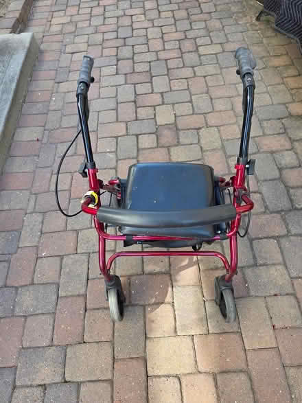 Photo of free four wheel walker with hand brakes (Newark) #1