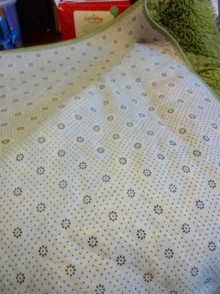 Photo of free Green fluffy rug large (Ashhill walk Bd47jf) #3