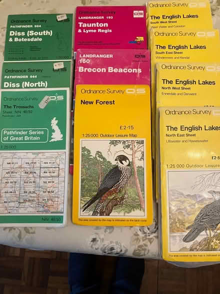 Photo of free Old UK Ordnance Survey Walking maps (Clapham MK41) #1