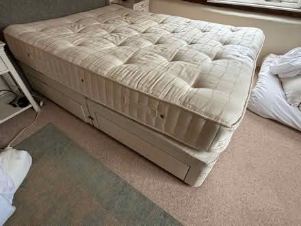 Photo of free Double bed 5’ wide x 6’6” long (Wilden Bedfordshire) #1