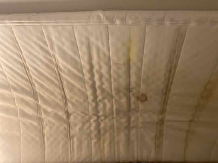 Photo of free 2 twin mattresses (stained) (Cabbagetown) #2
