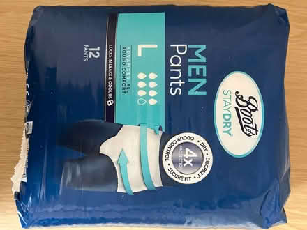 Photo of free Continence Pads - Boots (for men) (Altrincham WA15) #1