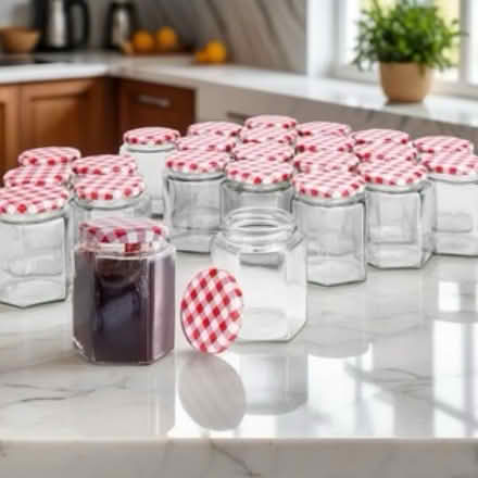 Photo of Empty Glass Jam Jars With Lids (Slough SL2) #1