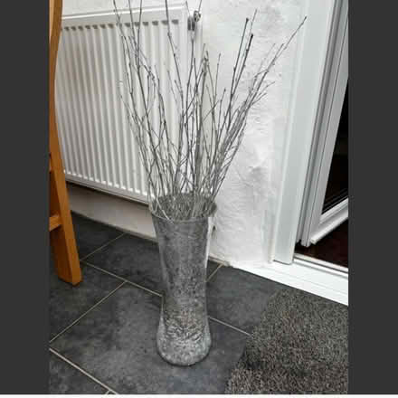 Photo of free Silver glass vase (St Day. Crofthandy) #1