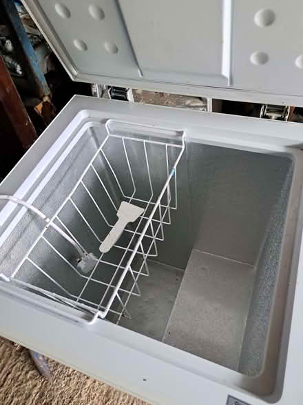 Photo of free Small chest freezer, 55cm wide. I good working order. (Steyning BN44) #2