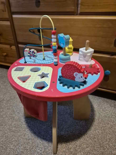 Photo of free Wooden toddler activity table (Allestree DE22) #1