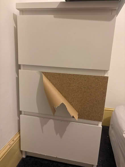 Photo of free White bedroom drawers (Frogham SP6) #2