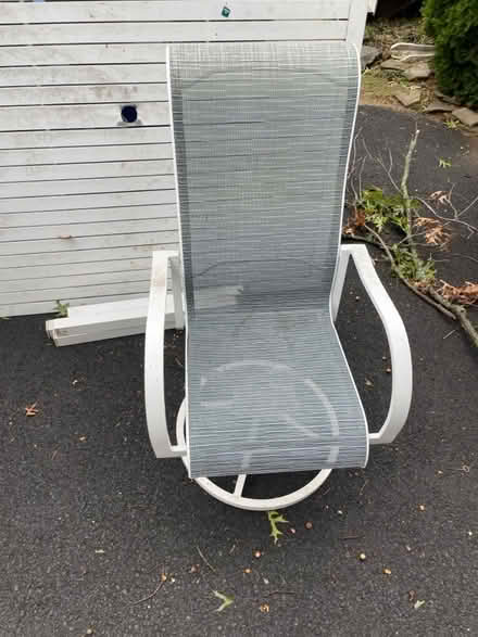 Photo of free Aluminum Outdoor table with chairs (Rumson NJ) #2