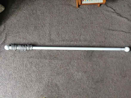 Photo of free Extendable white curtain pole (Liphook GU30) #1