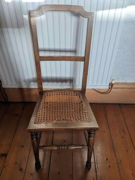 Photo of free Wooden chair with rattan seat (Trinity EH5) #1