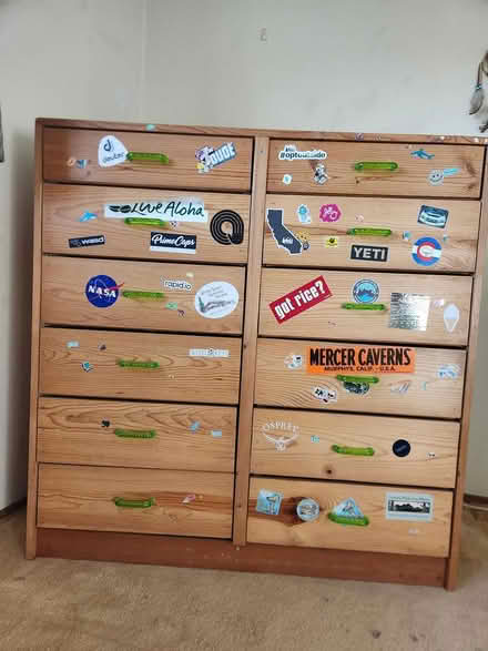 Photo of free Homemade wooden dresser (Sunnyvale (Wolfe & Homestead)) #1