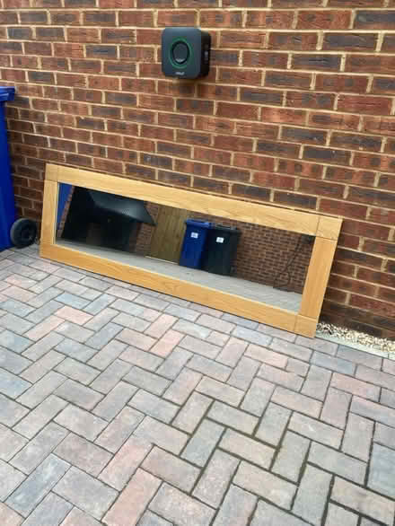 Photo of free Oak mirror (GU52 0af) #1