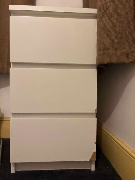 Photo of free White bedroom drawers (Frogham SP6) #1