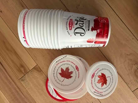 Photo of free 12 plastic containers with lids (Derry and Tenth Line) #1