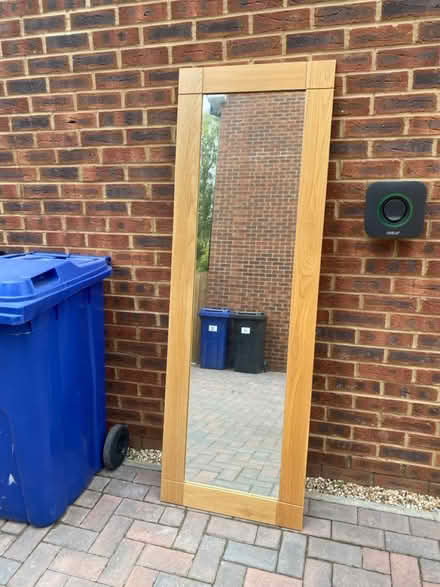 Photo of free Oak mirror (GU52 0af) #2