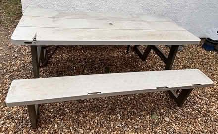 Photo of free Lifetime Picnic Table & Benches (Keynsham) #3