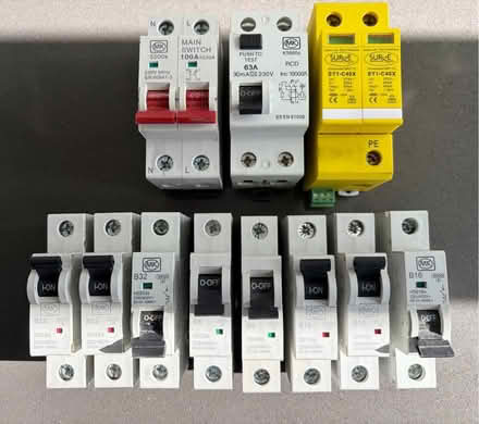 Photo of free Various electrical circuit breakers and RCDs (Cutteslowe OX2) #1