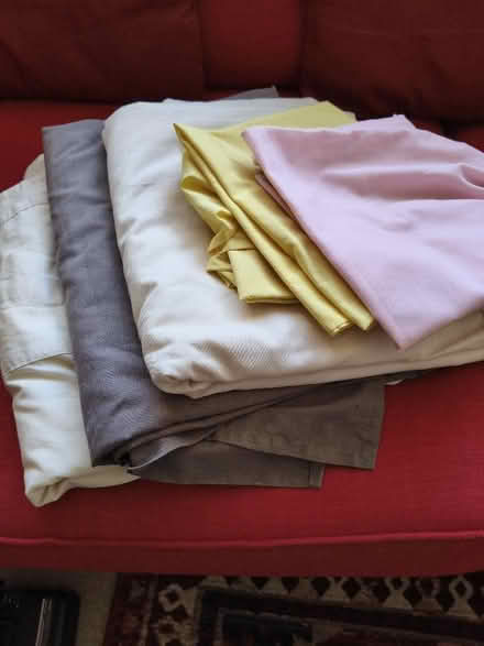 Photo of free Three double flat sheets and three pillowcases (Alcester Lanes End B14) #1