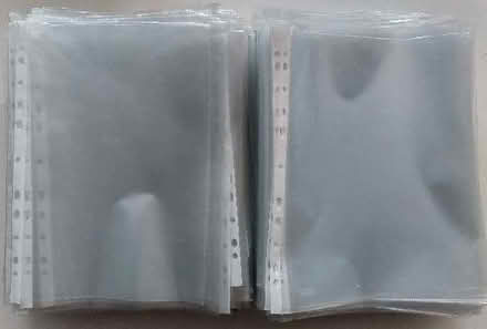Photo of free Multi-punched transparent plastic pockets (Top Amersham HP6) #1