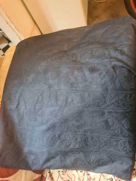 Photo of free Single Blue Patterned Curtain (Greystones S11) #1
