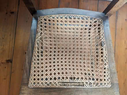 Photo of free Wooden chair with rattan seat (Trinity EH5) #2