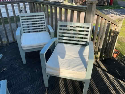 Photo of free Two garden chairs (Corton NR32) #1