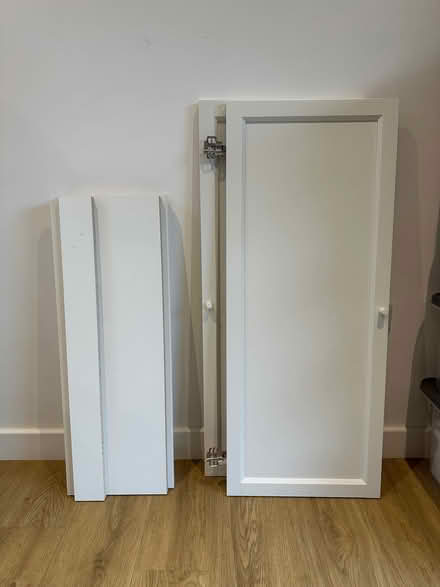 Photo of free IKEA billy bookcase doors, shelf and end panels (Steyning BN44) #1