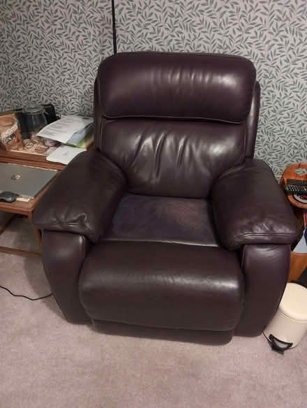 Photo of free Green chair, green sofa, purple chair. (Broughton DN20) #1