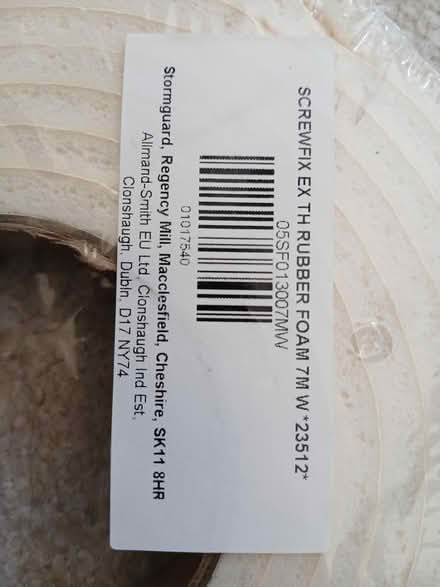 Photo of free Draught Excluder Tape (LA1 Bowerham) #3