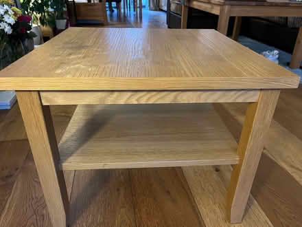 Photo of free Oak effect side table (Ikea LACK) (East Kilbride, G75) #1