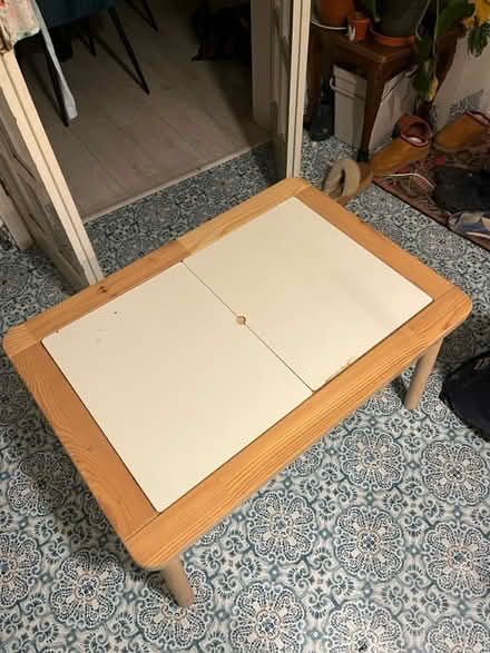 Photo of free Ikea kids flisat table and 2 stools (Baguley, M23) #1