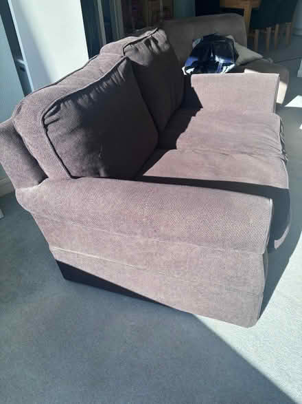 Photo of free Chocokate Briwn sofa (Charlestown KY11) #1