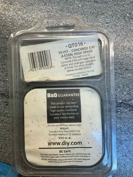 Photo of free Qualcast lawn mower Drive Belt (Dunstable LU5) #2