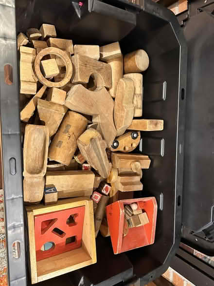 Photo of free Vintage children's wood blocks (Harlem West 132nd) #1