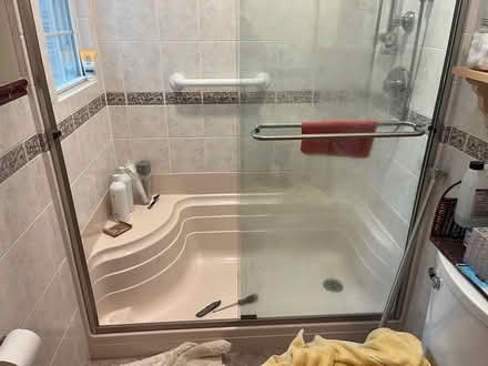Photo of free Sliding glass door for shower/tub (Upper Red Hook, NY) #2