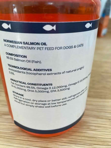 Photo of free Salmon oil for dogs and cats (Uley GL11) #2