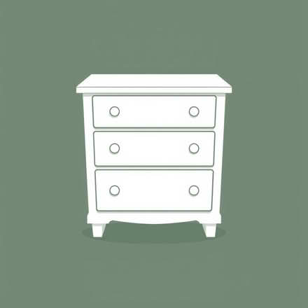 Photo of free 5 Drawer chest of drawers in white (Bromborough CH62) #1