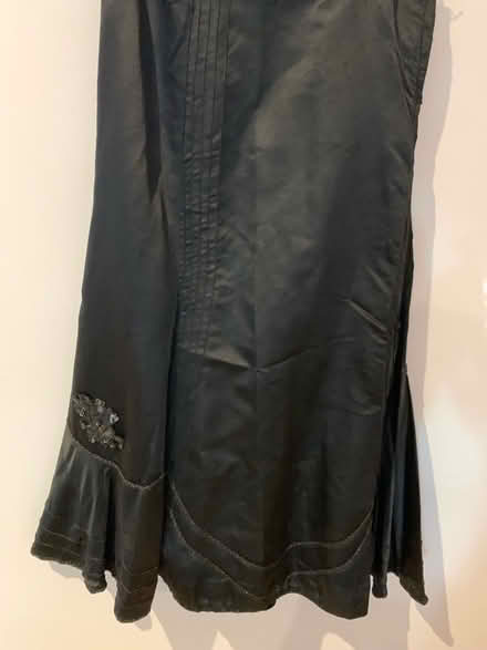 Photo of free Full length Black satin Goth skirt. Halloween? (City Centre NR3) #2