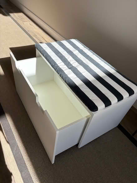 Photo of free Ikea Chest Storage Bench White (King's Bromley DE13) #2