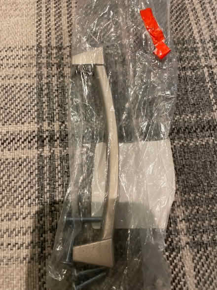 Photo of free Silver coloured metal door handle (Fromefield BA11) #1