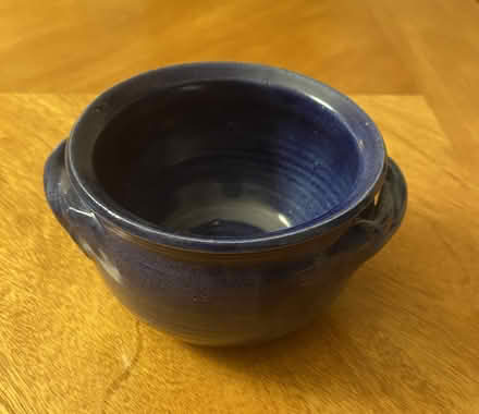 Photo of free Blue Pottery Bowl (Chevy Chase DC) #1
